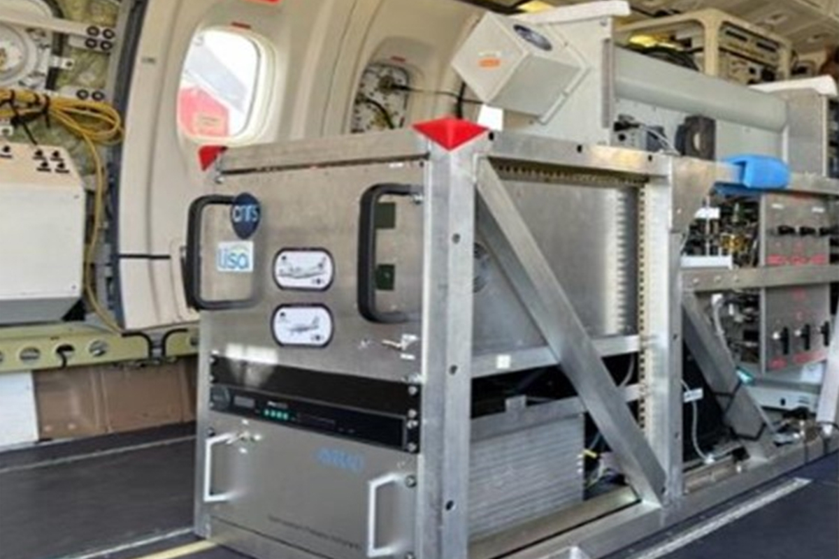 Instrument A2S2 de la plateforme aéroportée AVIRAD du LISA sur l’ATR-42 de Safire